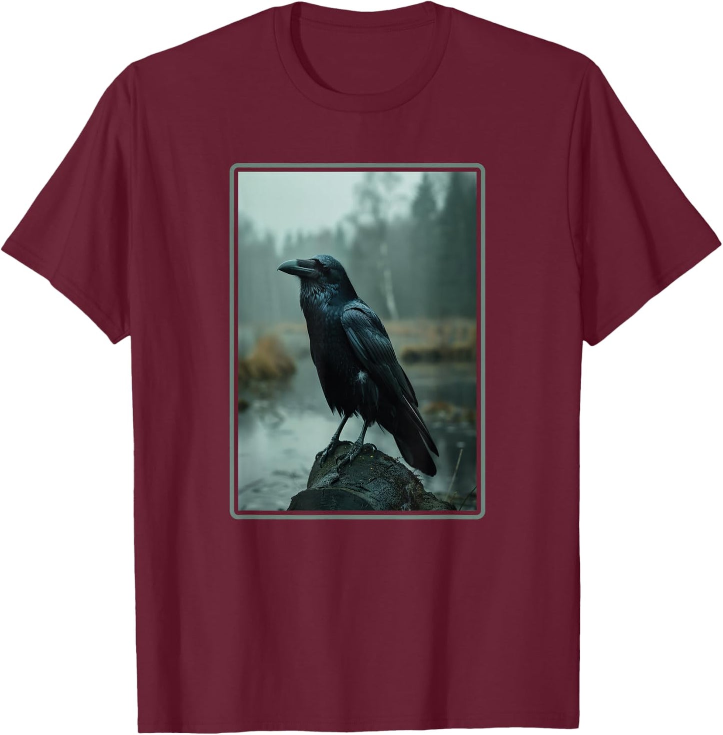 Crows Crow T-Shirt - T-Shirt | Maroon