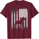 Cane Corso Dog USA American Flag 4th of July T-Shirt - T-Shirt | Maroon
