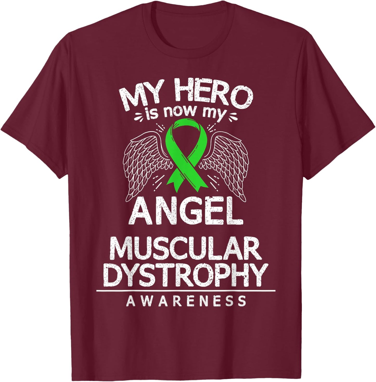 Duchenne Muscular Dystrophy Survivor MD Awareness T-Shirt - T-Shirt | Maroon