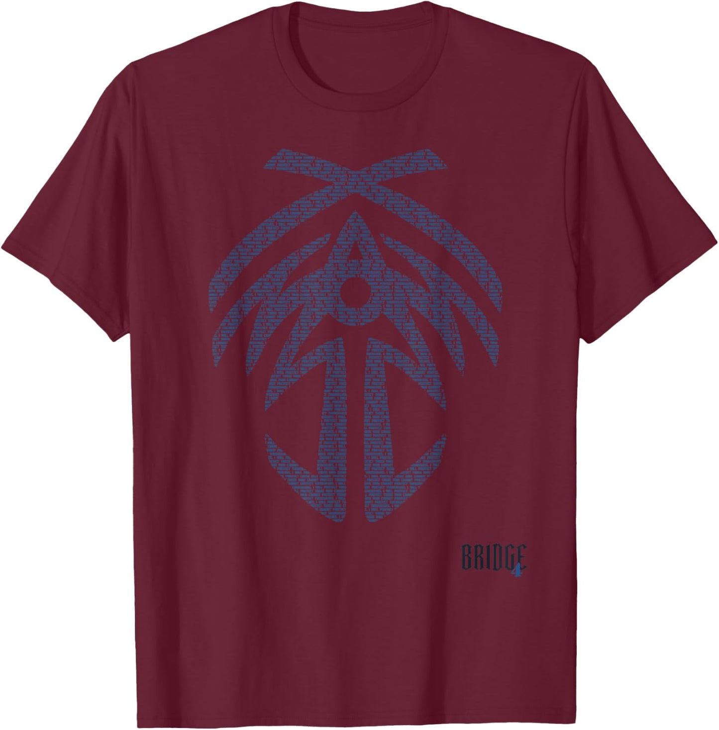 Die Stormlight Archive Bridge 4 "Ich werde beschützen" T-Shirt - T-Shirt | Maroon