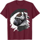 Cool Silver Back Gorilla , gray T-Shirt - T-Shirt | Maroon