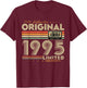 Original 1995 Vintage Gift 30th Birthday Man Woman , Black, S T-Shirt - T-Shirt | Maroon
