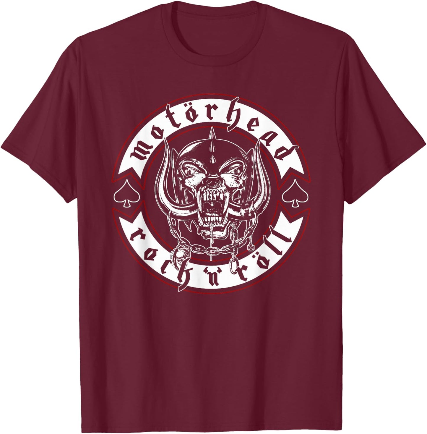 Motörhead Rock N Roll , black, s T-Shirt - T-Shirt | Maroon