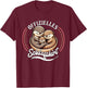 Official Sleep Shirt Otter Family with Child Men's Women's , black T-Shirt - T-Shirt | Maroon