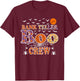 Bank Teller Boo Crew Shirt Funny Halloween Costume T-Shirt - T-Shirt | Maroon