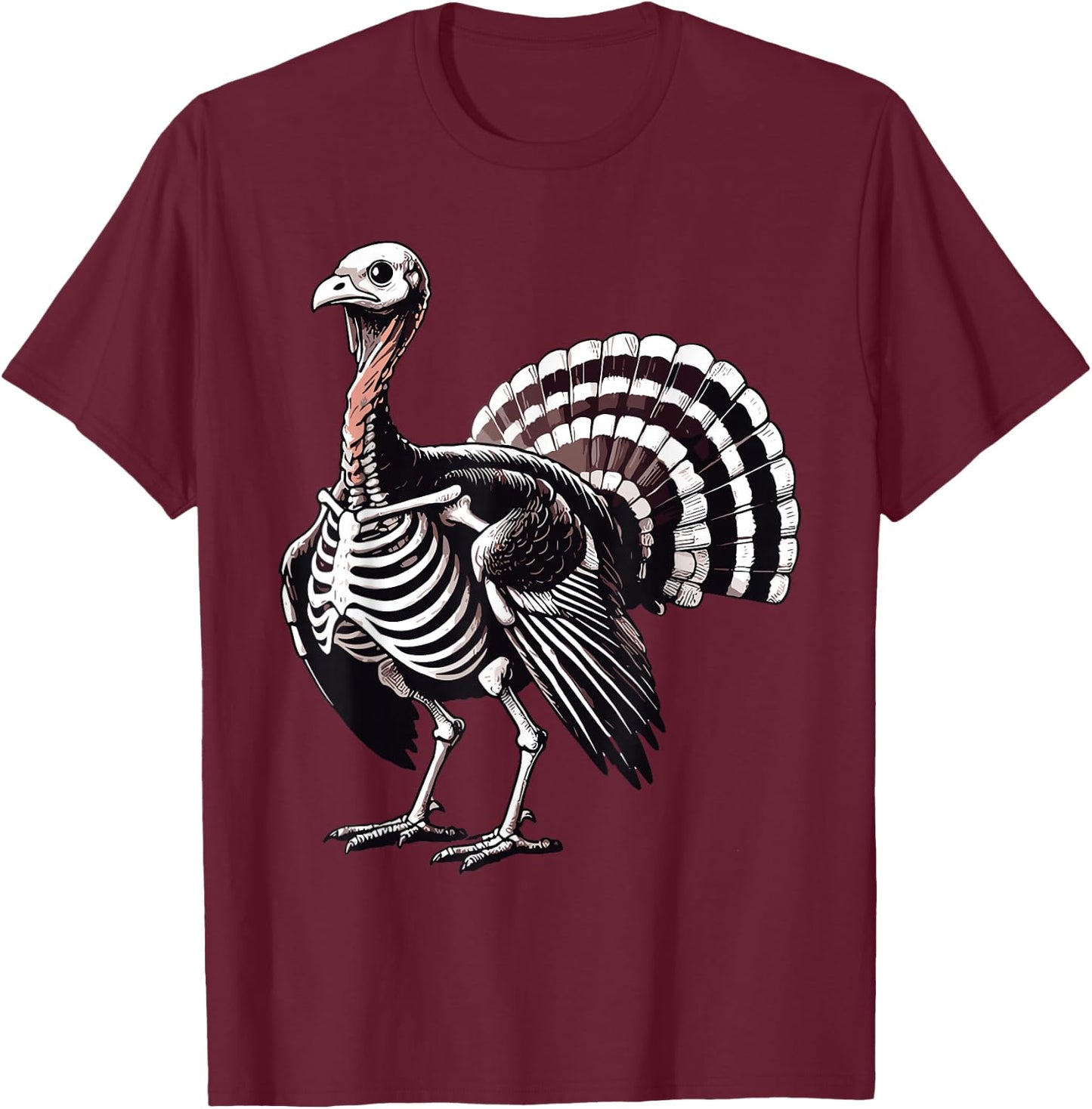 X-ray Turkey Body Anatomy Radiography Radiologist Skeleton T-Shirt - T-Shirt | Maroon
