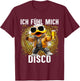 Ich Fühle Mich Disco Funny Disco Duck Apres-Ski Party , black T-Shirt - T-Shirt | Maroon