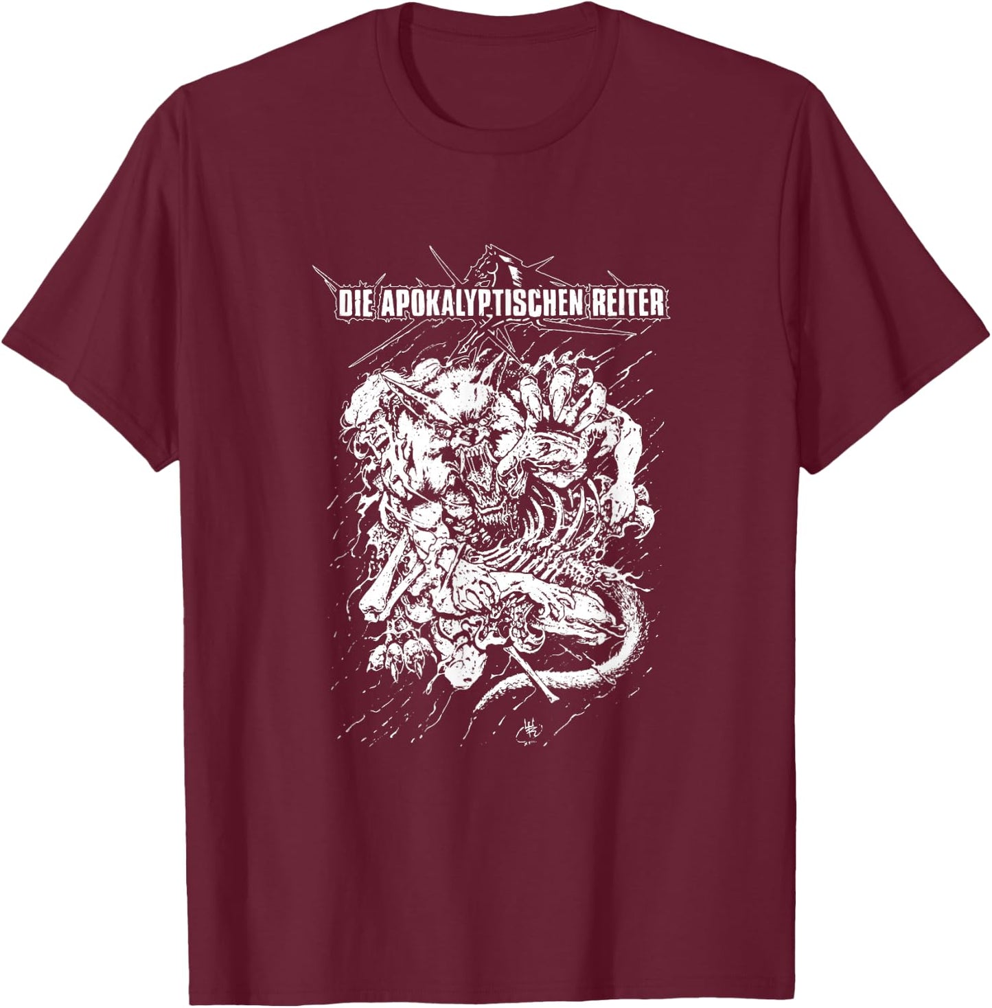Die Apokalyptischen Reiter T-Shirt - T-Shirt | Maroon