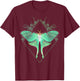 Cute Luna Moth Beautiful Butterfly Insect Lover Themed Small T-Shirt - T-Shirt | Maroon