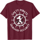 Salty Pirate Mermaid Security Dad, Boyfriend, Brother Merman T-Shirt - T-Shirt | Maroon