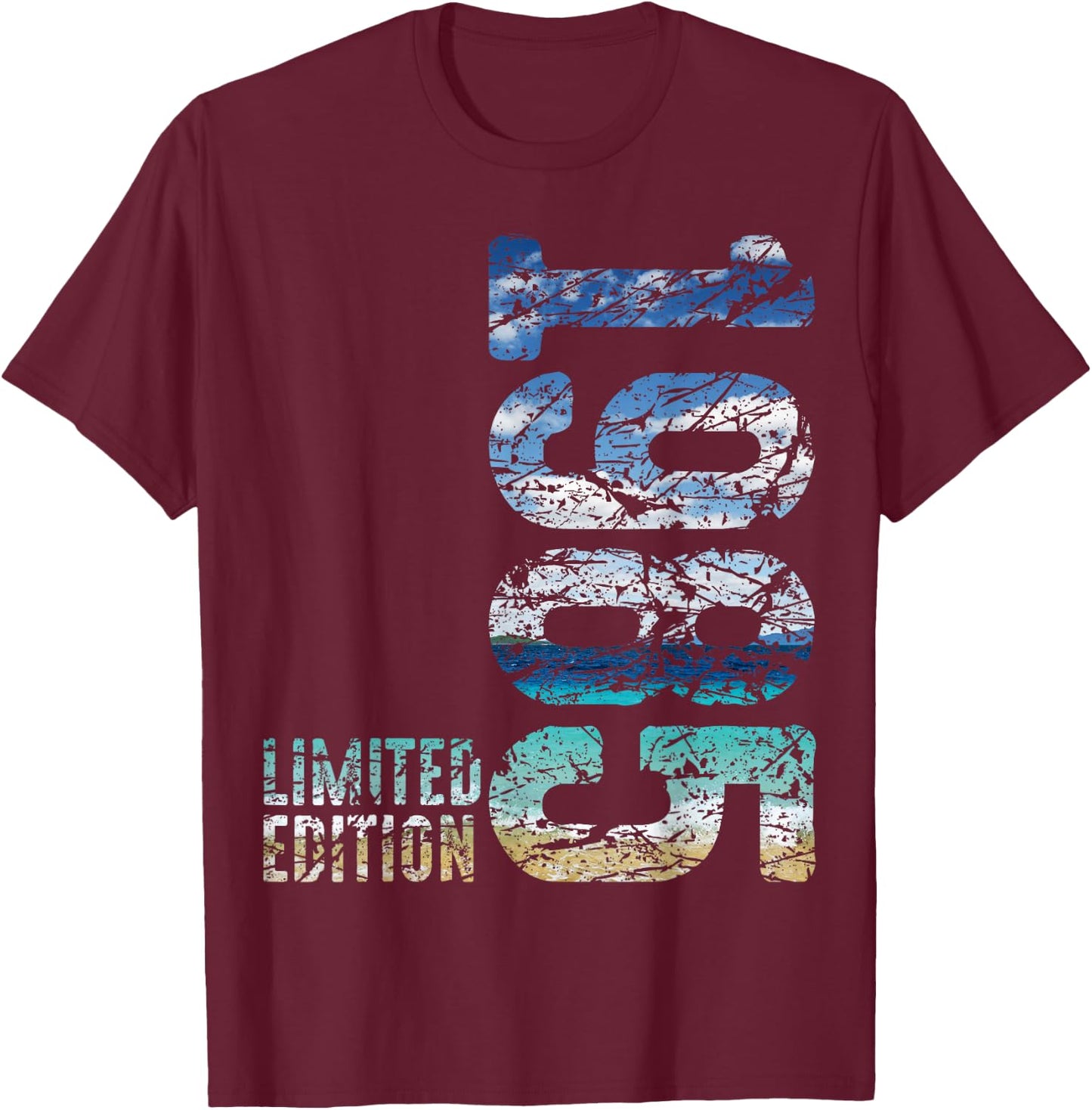 41st birthday man woman 41 years decoration 1985 funny Gift T-Shirt - T-Shirt | Maroon