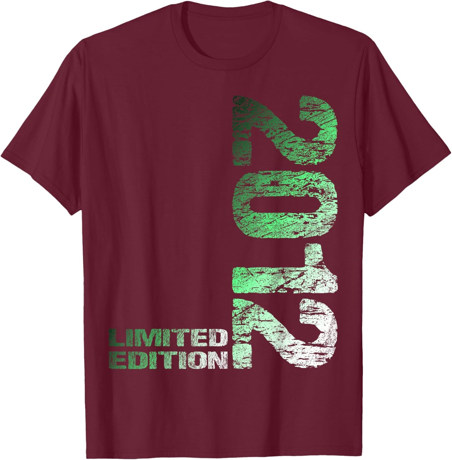 14. Geburtstag 2012 Limited Edition Junge Mädchen T-Shirt - T-Shirt | Maroon