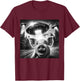 Funny Pig UFO Alien Pig Graphic Men Women T-Shirt - T-Shirt | Maroon