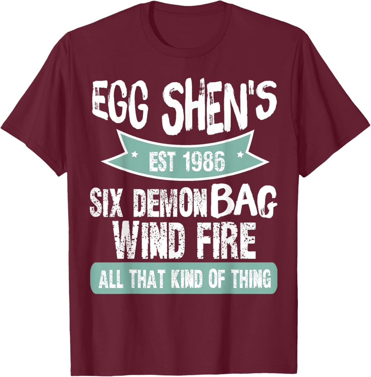 Six Demon Bag Big Trouble In Little China T-Shirt - T-Shirt | Maroon