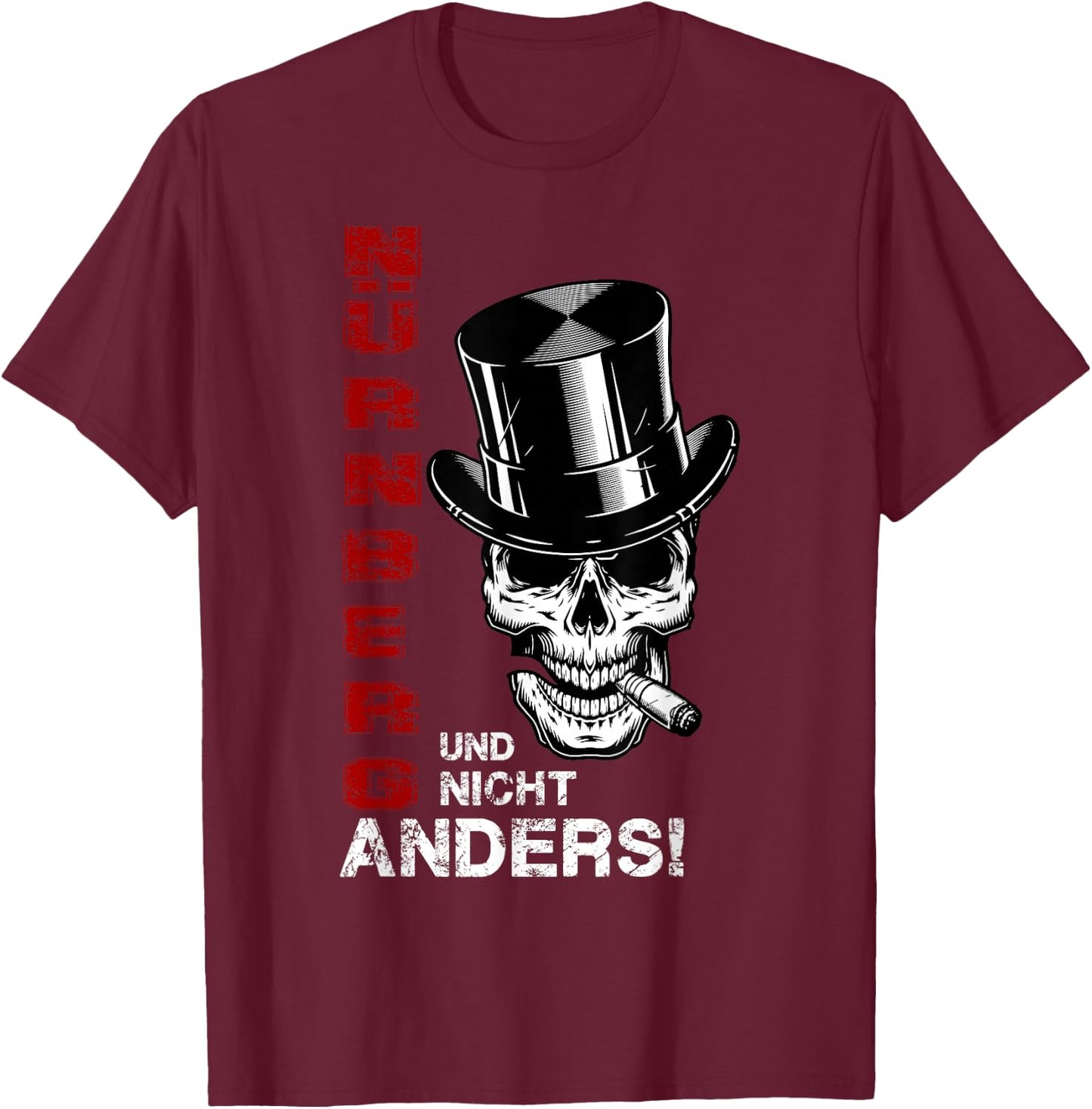 Ultras Nuremberg Shirt Nuremberg Boys' Football Tradition FCN , black, s T-Shirt - T-Shirt | Maroon
