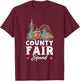 County Fair Squad , Small, Black T-Shirt - T-Shirt | Maroon