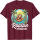 Roatan Sloth, Roatan Honduras Sloth, Roatan T-Shirt - T-Shirt | Maroon