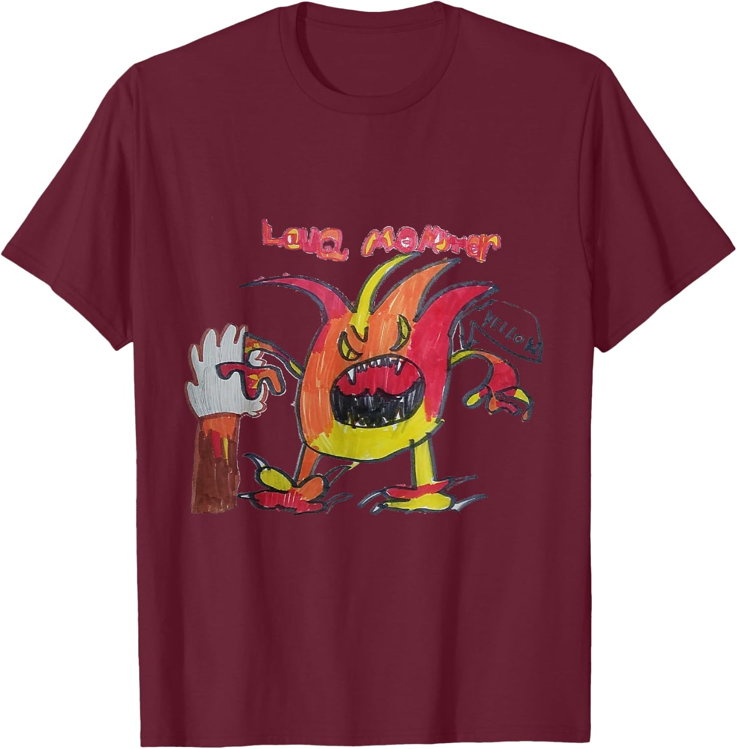 Lava Monster T-Shirt - T-Shirt | Maroon