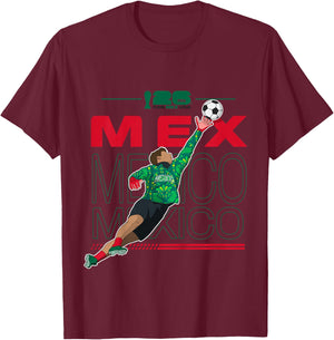 Kids FIFA WORLD CUP26 Mexico Host Country Save T-Shirt - T-Shirt | Maroon