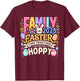 Family Easter 2025 Easter Crew Matching Group T-Shirt - T-Shirt | Maroon