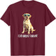 Funny Do What I Want Yellow Lab Dog Lover T-Shirt - T-Shirt | Maroon