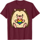 Gay Pride Hedgehog Heart Rainbow Flag Lgbtq Men Women Kids T-Shirt - T-Shirt | Maroon