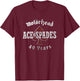 Motörhead - Ace Of Spades 40th Anniversary T-Shirt - T-Shirt | Maroon