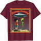 Vintage Child Game Horror, Dark Humour Greetings Earthling T-Shirt - T-Shirt | Maroon