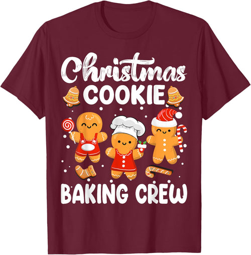 Cookie Baking Crew Gingerbread Christmas Family Matching