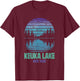 Keuka Lake New York Outdoors Vintage T-Shirt - T-Shirt | Maroon