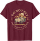 Do Not Pet The Fluffy Cows Yellowstone National T-Shirt - T-Shirt | Maroon
