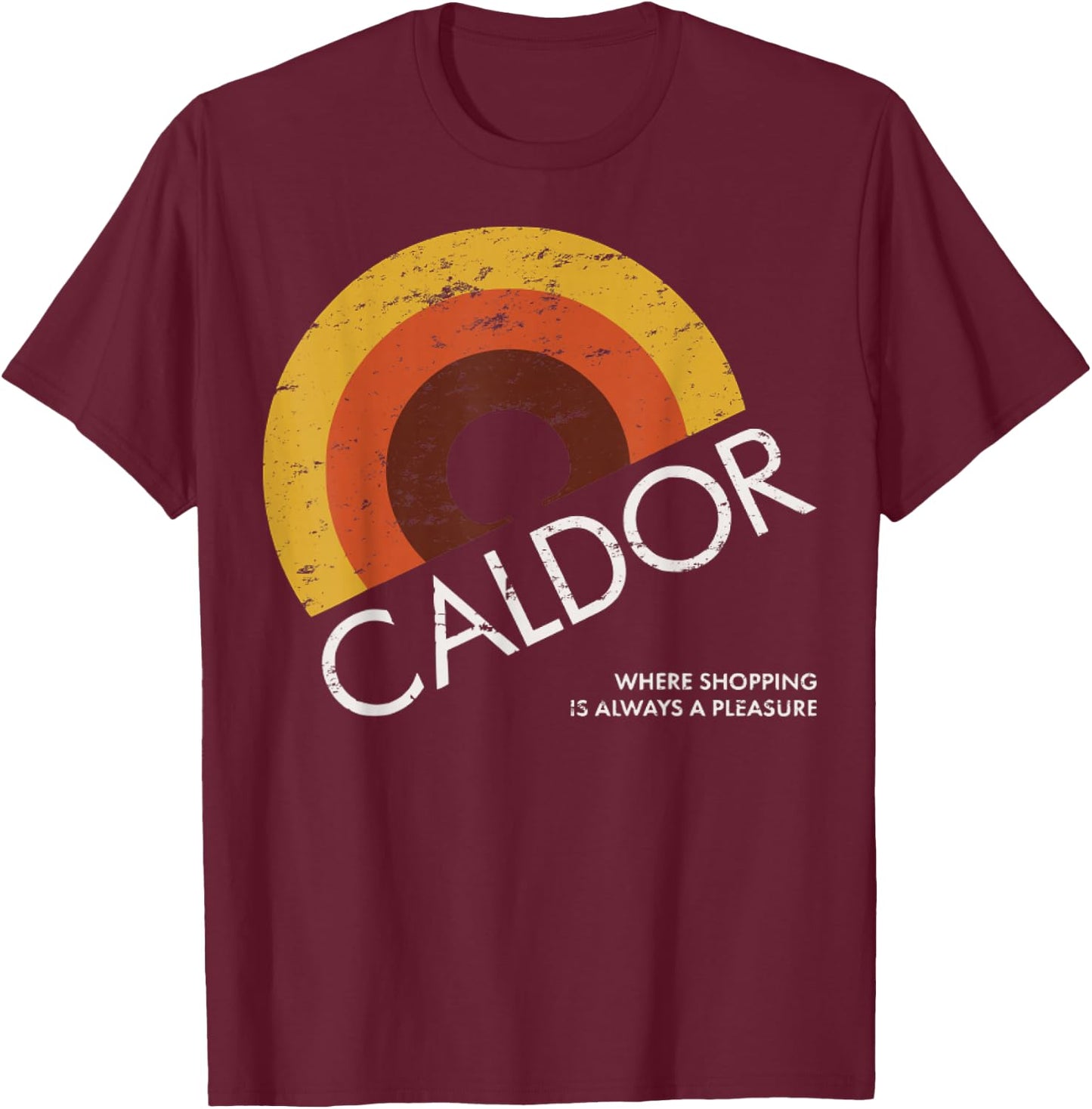 Caldor Vintage Retro Caldors Department T-Shirt - T-Shirt | Maroon