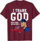I Thank God for This Opportunity Evan Carter Texas MLBPA T-Shirt - T-Shirt | Maroon