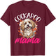 Cockapoo Dog Breed Pet Cockapoo Mama T-Shirt - T-Shirt | Maroon