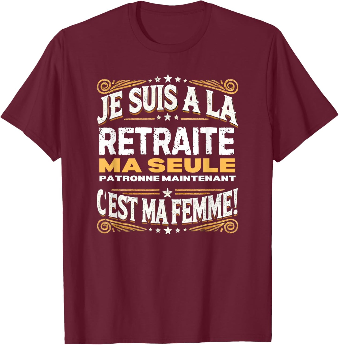 Retirement 2025 Man Retired 2025 , Black, S T-Shirt - T-Shirt | Maroon