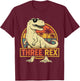 Three Rex 3rd Birthday Third Dinosaur 3 Year Old T-Shirt - T-Shirt | Maroon