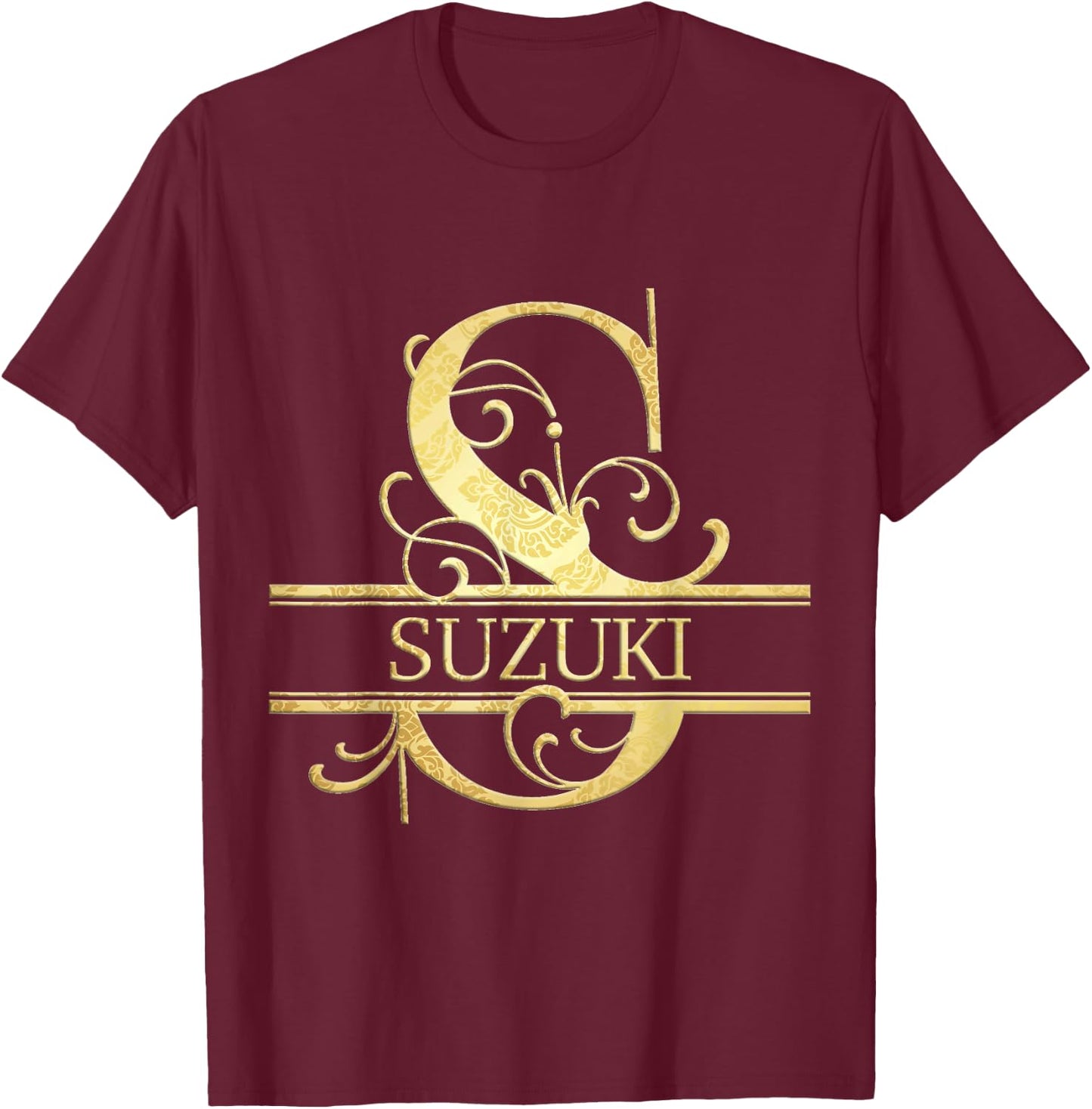 Name Suzuki T-Shirt - T-Shirt | Maroon
