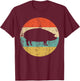Pig Roast Retro Style BBQ Cookout T-Shirt - T-Shirt | Maroon