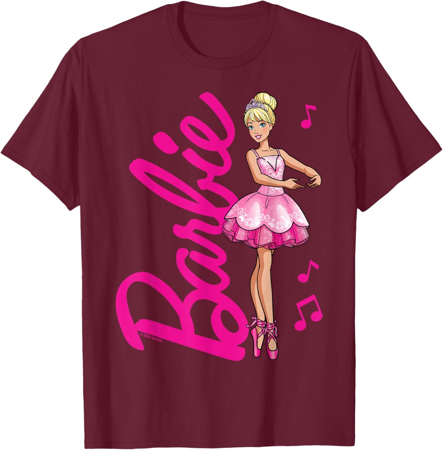 Barbie - Ballerina Barbie T-Shirt - T-Shirt | Maroon