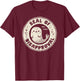 Seal of Disapproval T-Shirt - T-Shirt | Maroon