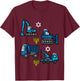 Hanukkah Construction Trucks Jew Chanukah Toddler Boys Kids T-Shirt - T-Shirt | Maroon