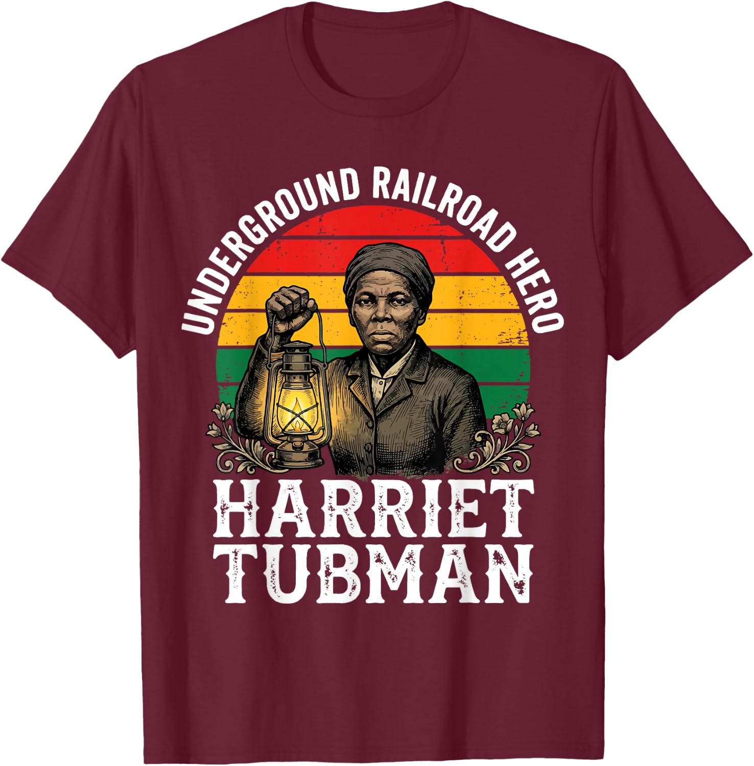 Harriet Tubman T-Shirt - T-Shirt | Maroon