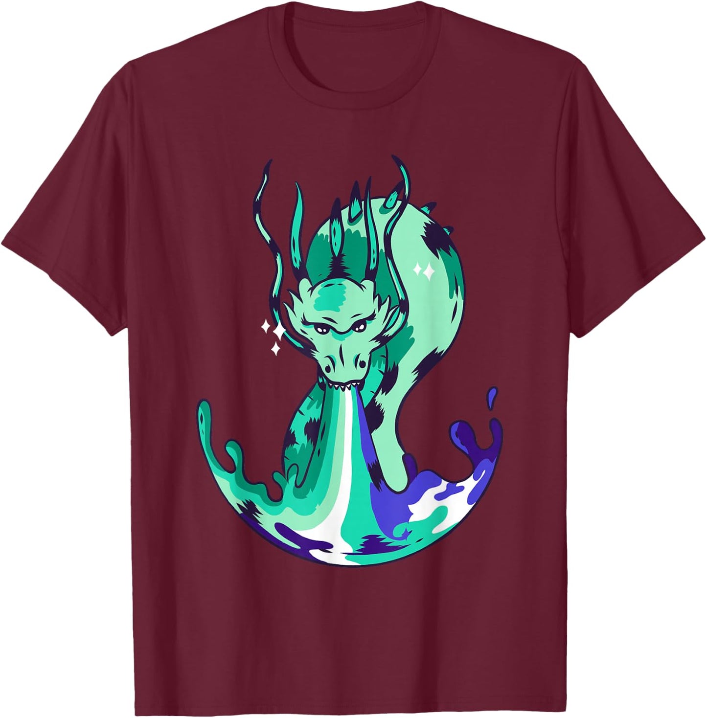 Dragon MLM Pride Gay Male Flag LGBT MLM Flag MLM T-Shirt - T-Shirt | Maroon