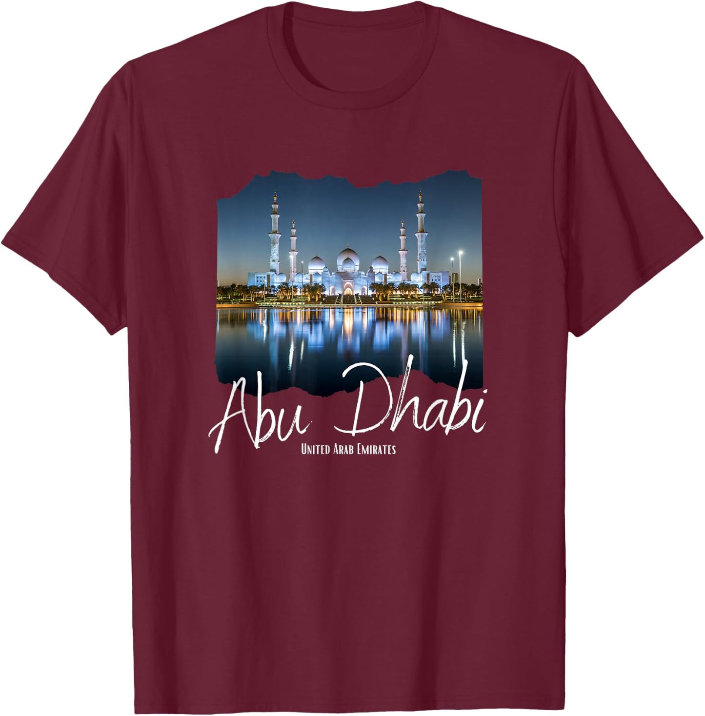 Abu Dhabi T-Shirt - T-Shirt | Maroon