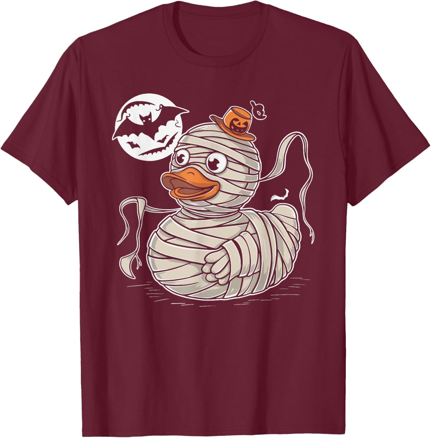 Rubber Duck Mummy Costume Party Rubber Duckie T-Shirt - T-Shirt | Maroon