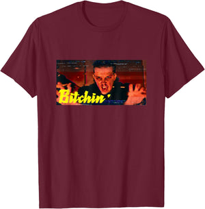 Stranger Things Eleven Bitchin' Vintage Power Panel T-Shirt - T-Shirt | Maroon
