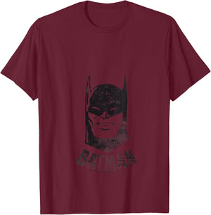Women's Batman Logo Classic Hero Dark Knight DC Icon V-Neck T-Shirt - T-Shirt | Maroon