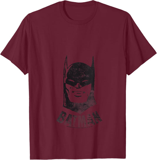 Women's Batman Logo Classic Hero Dark Knight DC Icon V-Neck T-Shirt - T-Shirt | Maroon