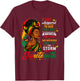 Juneteenth Shirts Women I'm The Storm Black History T-Shirt - T-Shirt | Maroon
