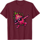 Dab Fruit Dancing Dabbing Dragon Fruit Meme T-Shirt - T-Shirt | Maroon